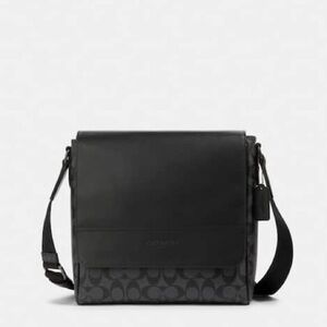 Houston Map Bag In Signature Canvas(Coach)